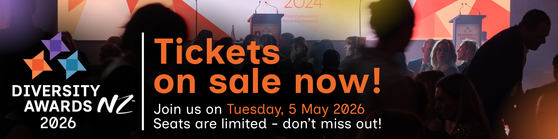 Awards landing - tickets on sale