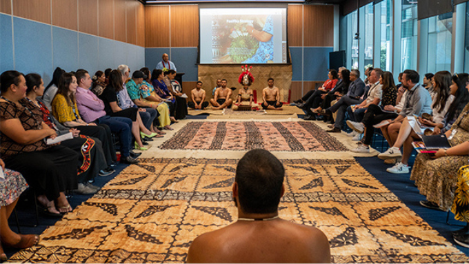 The team of Auckland Transport present at traditional Māori ceremony