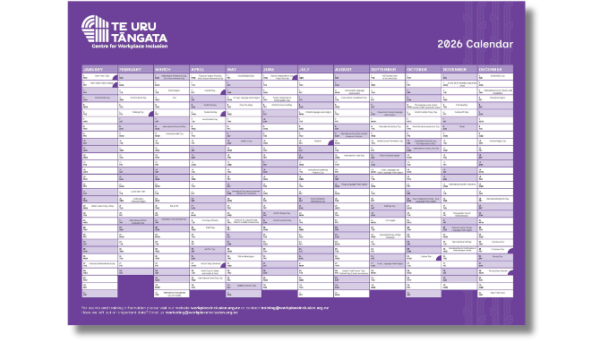 2026 Diversity Calendar